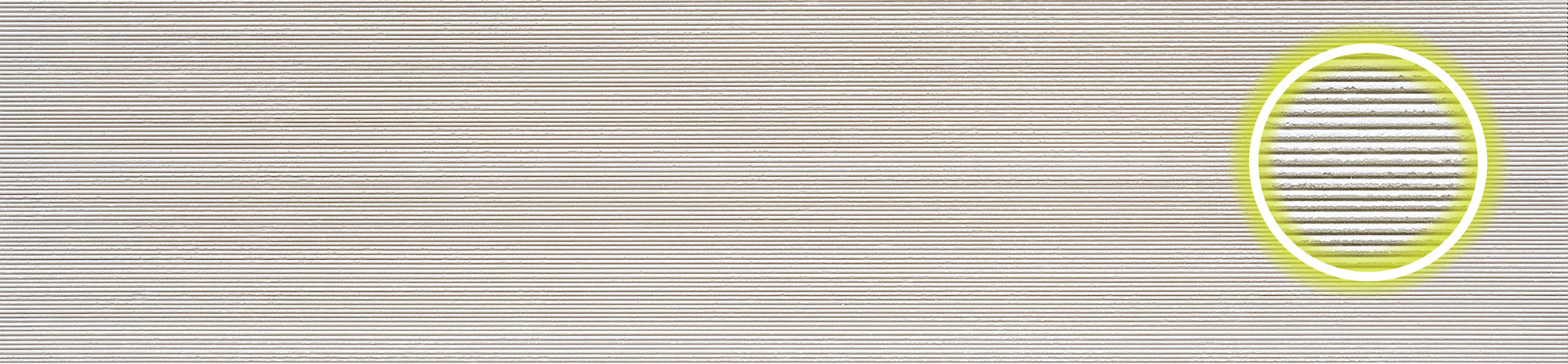 Textured linear design on Issey wall panel by Stonini